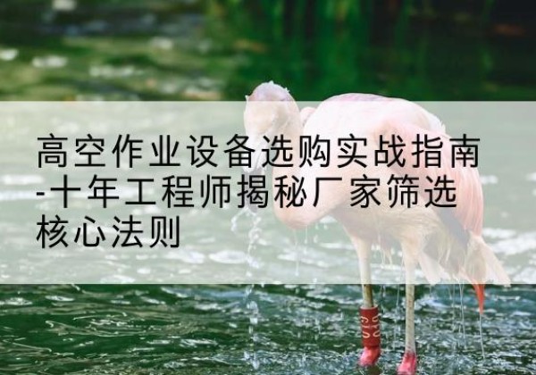 睢县剪叉式升降机厂家-高空作业设备选购实战指南-十年工程师揭秘厂家筛选核心法则